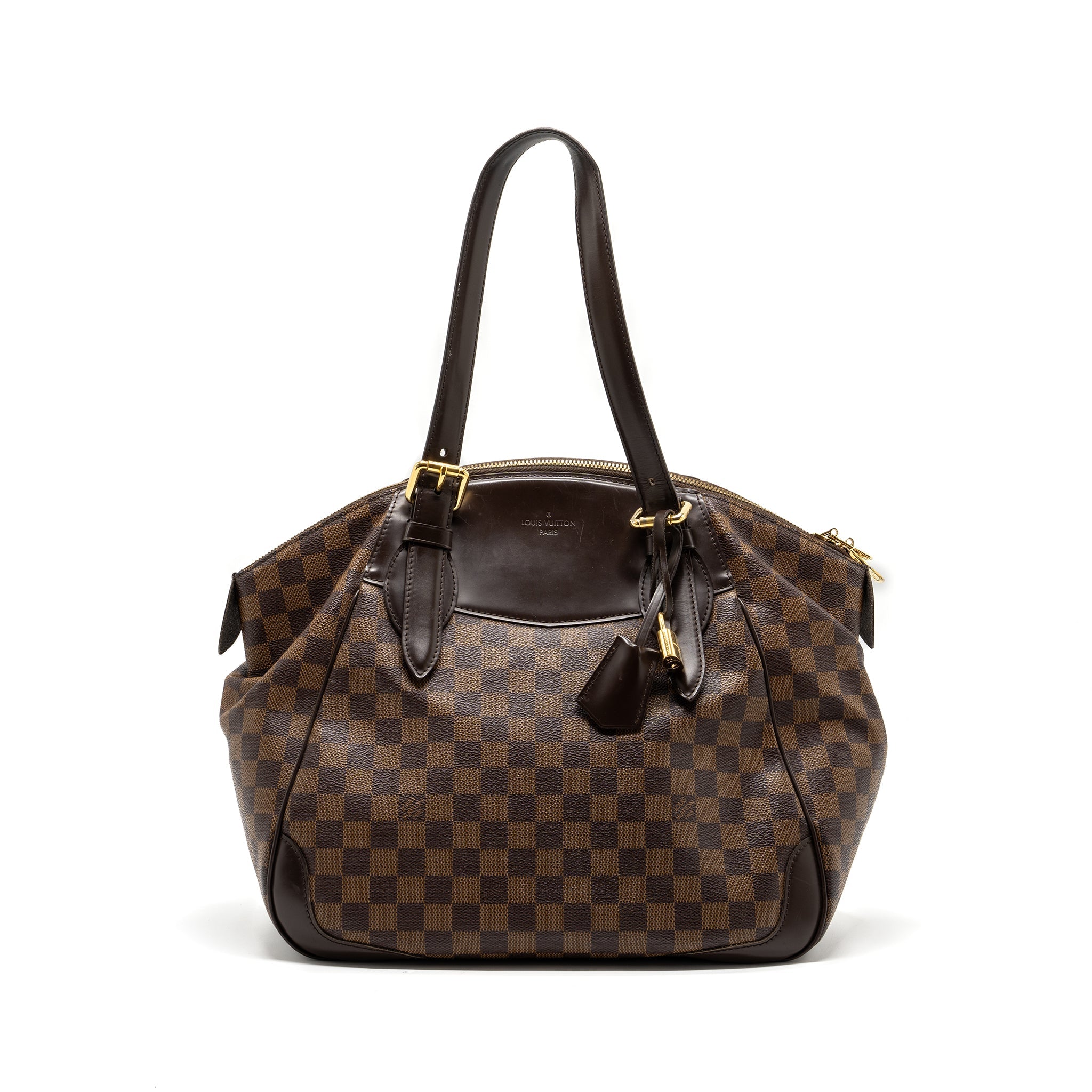 LOUIS VUITTON TOTE BAG DAMIER EBENE GHW