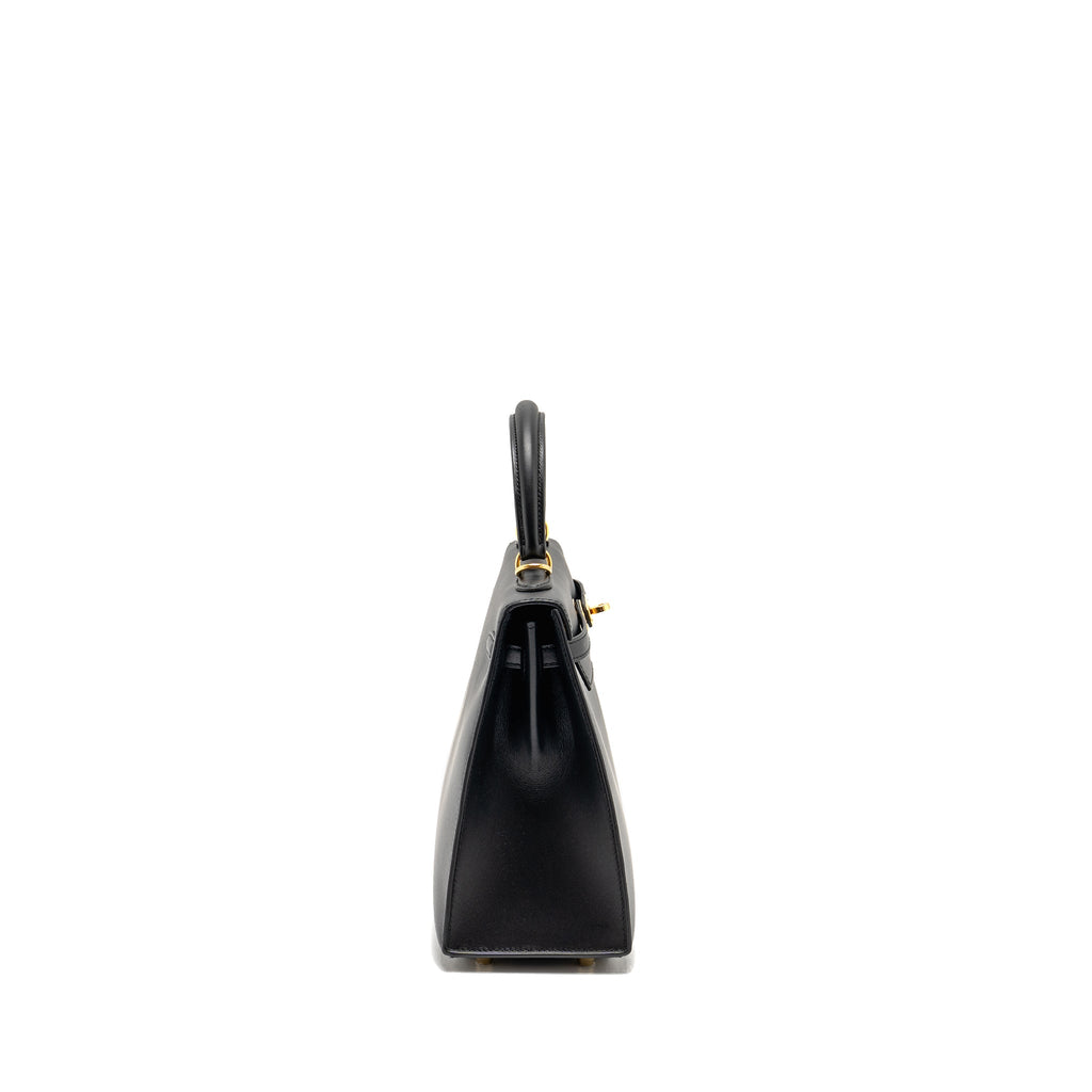 HERMES KELLY 25 SOMBRERO BLACK GHW