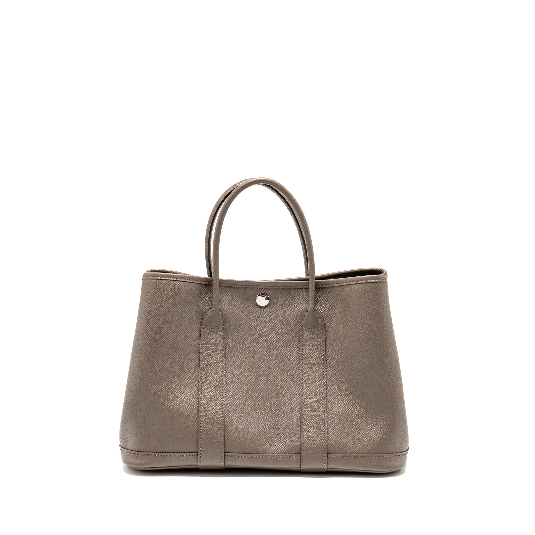 HERMES GARDEN PARTY 30 EPSOM GRIS ETAIN SHW