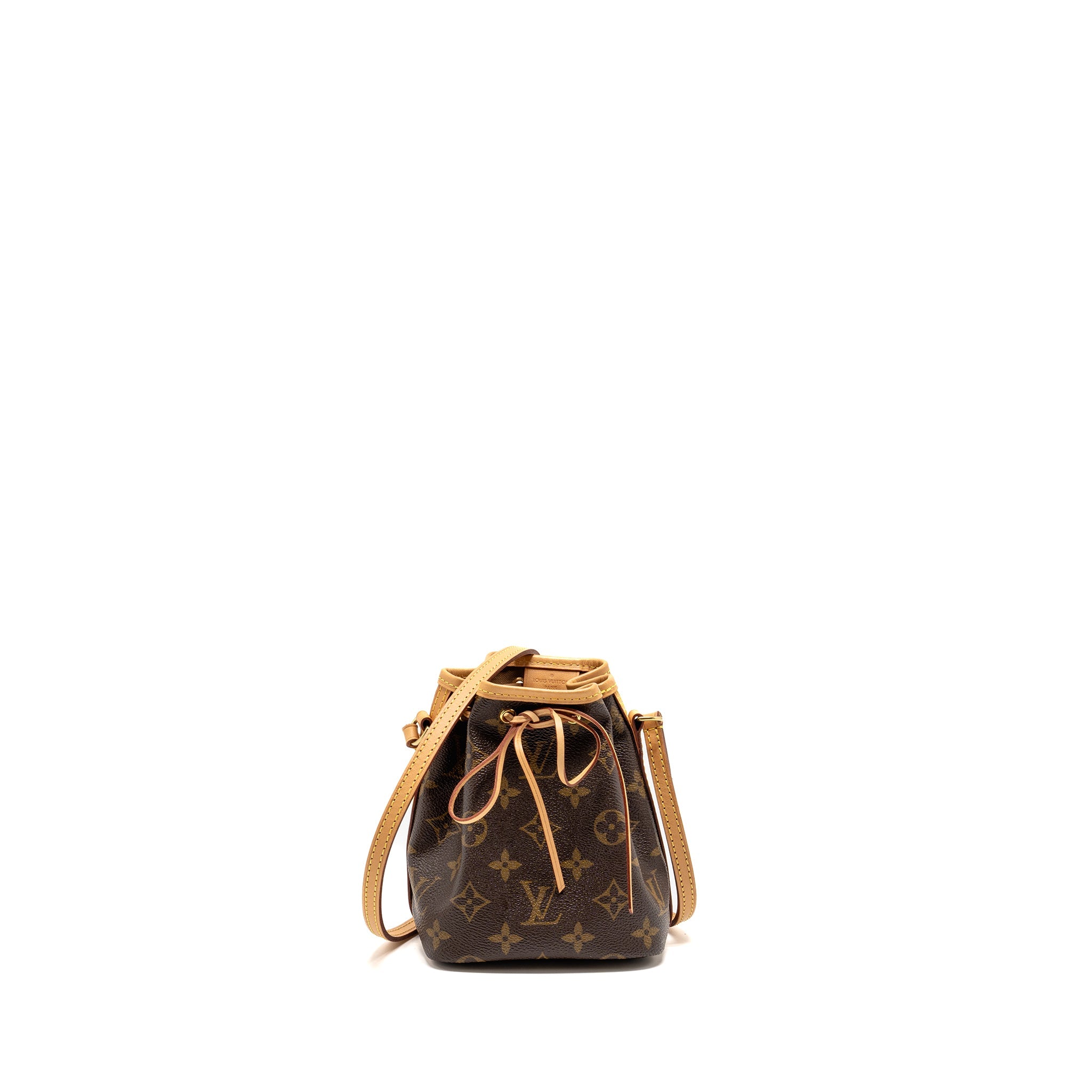 LOUIS VUITTON NANO NOE MONOGRAM CANVAS GHW
