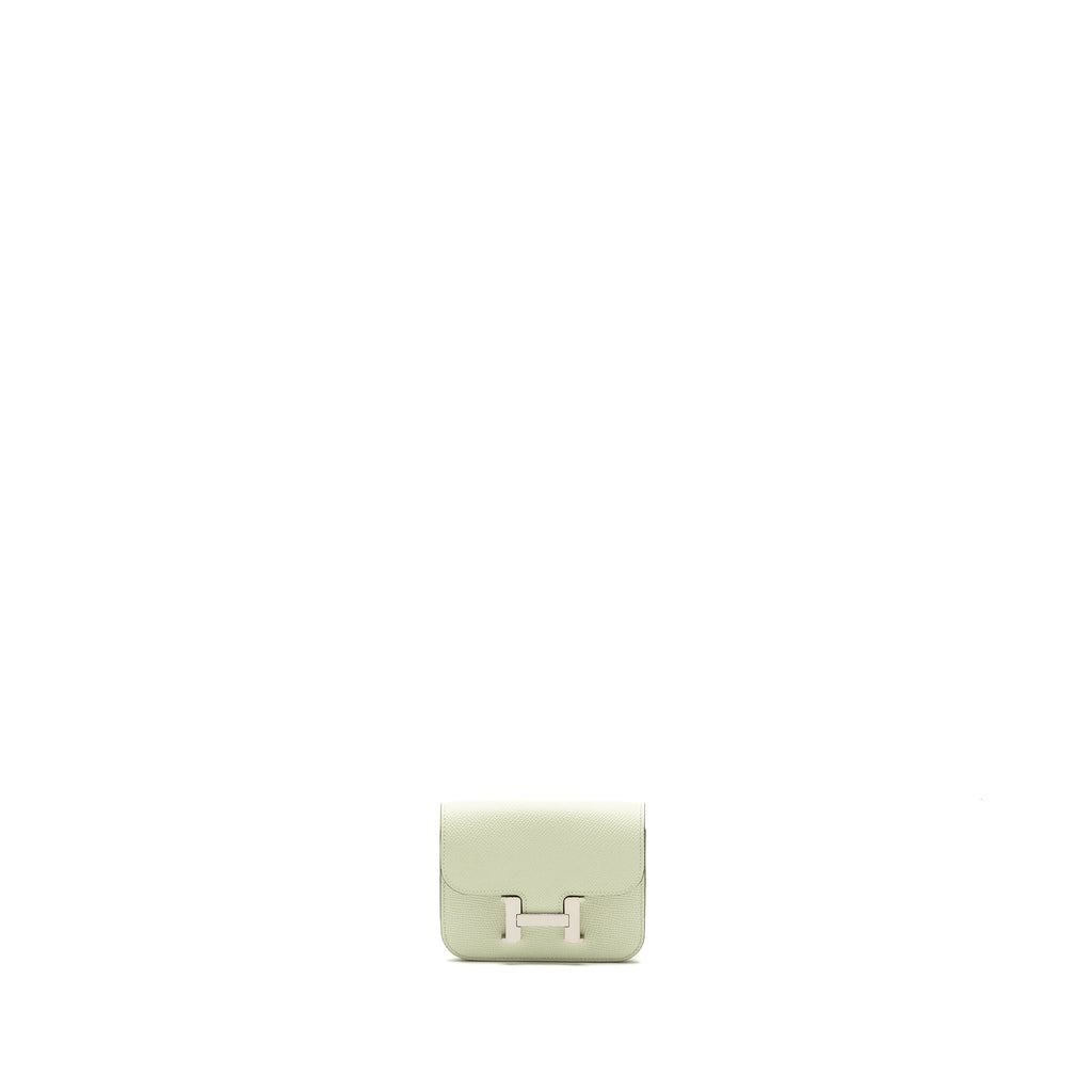 HERMES CONSTANCE SLIM EPSOM VERT FIZZ SHW