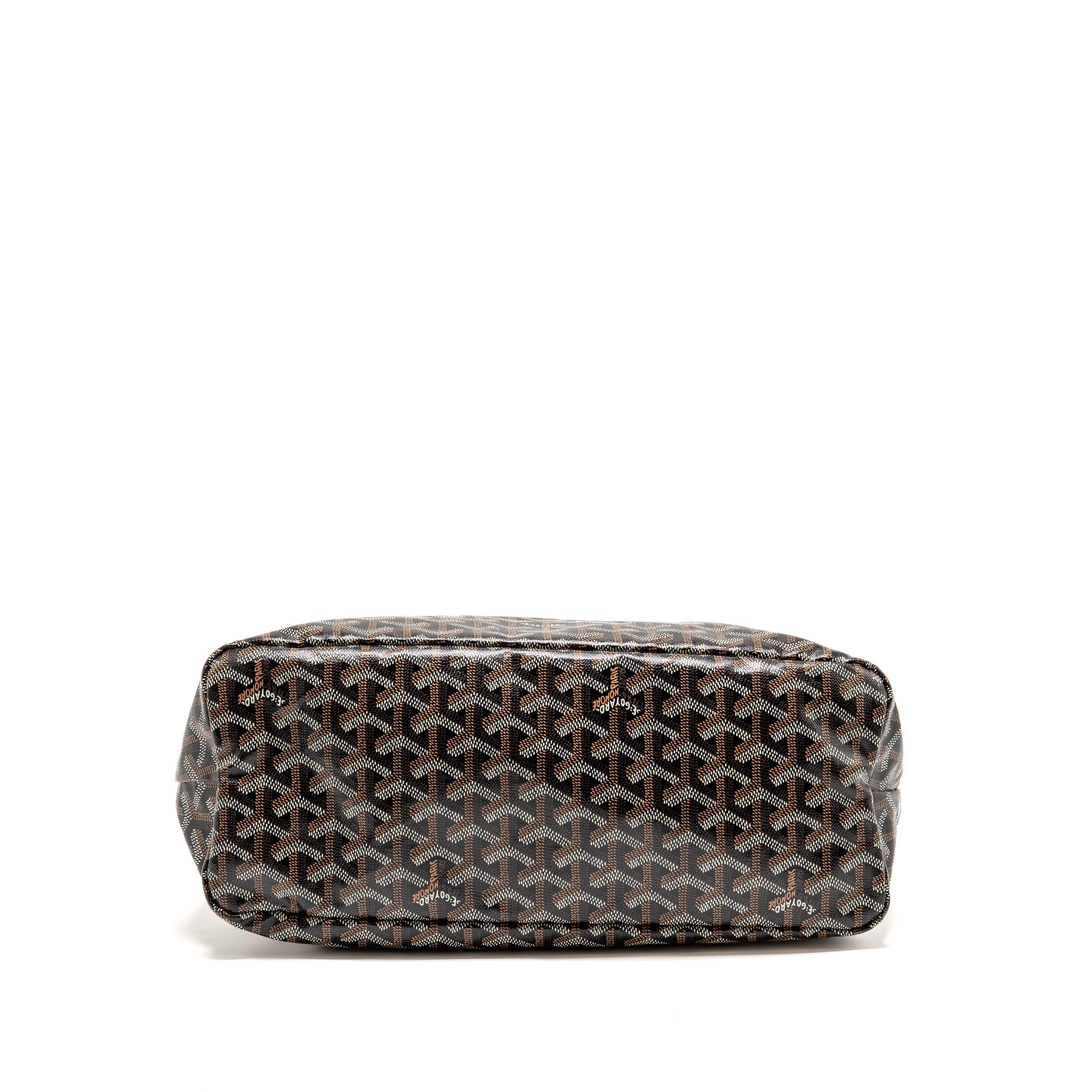 GOYARD BOHEME HOBO BAG GOYARDINE CANVAS BLACK SHW