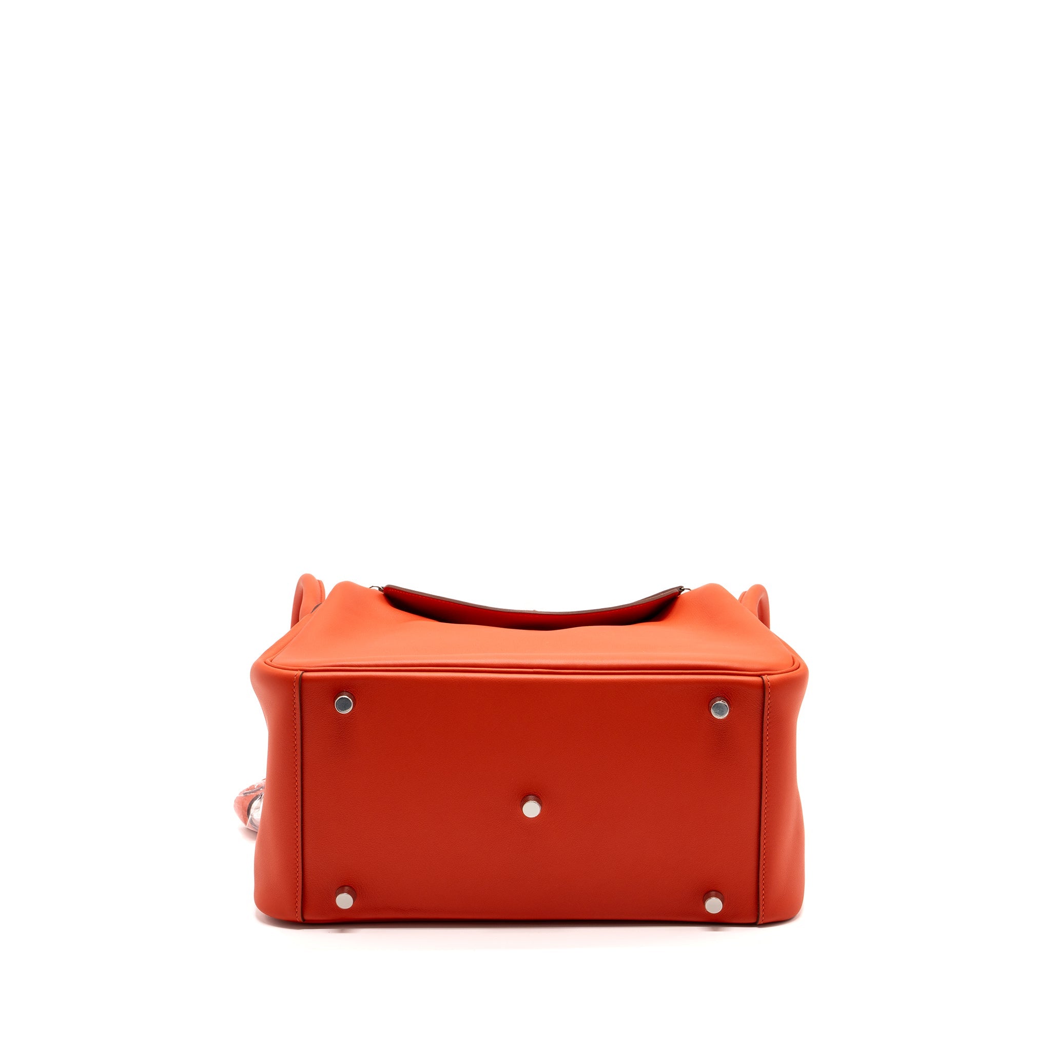 HERMES LINDY 30 SWIFT LEATHER RED SHW