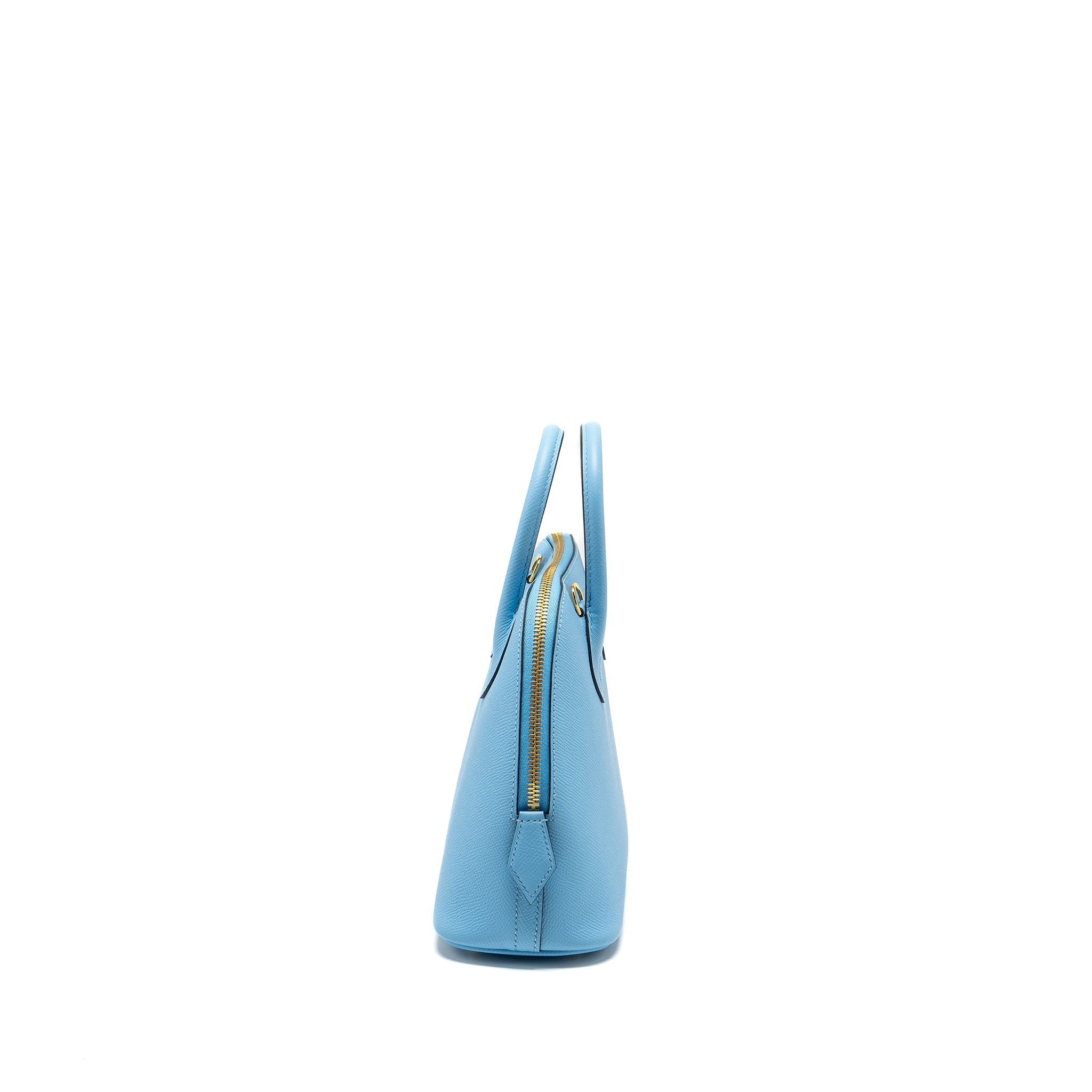 HERMES BOLIDE 1923 25 EPSOM 7N BLUE CELESTE GHW