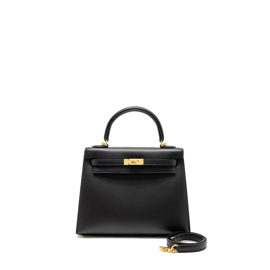 HERMES KELLY 25 SOMBRERO BLACK GHW