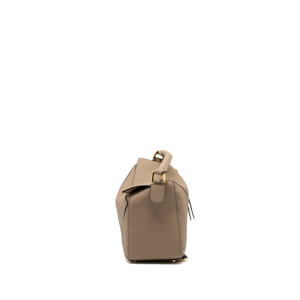 LOEWE MEDIUM PUZZLE BAG SOFT GRAINED CALFSKIN SAND GHW