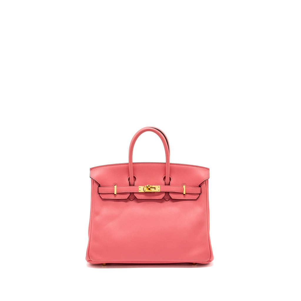 HERMES BIRKIN25 SWIFT ROSE AZALEE GHW