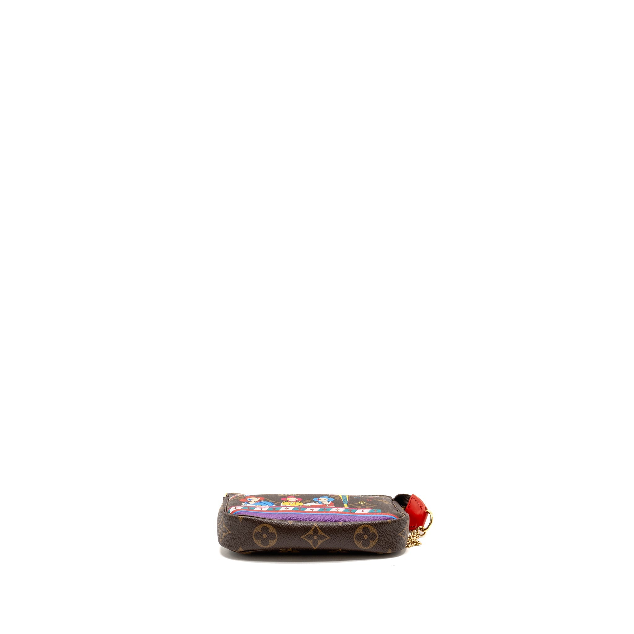 LOUIS VUITTON 2020 MINI POCHETTE 2020 CHRISTMAS ANIMATION BUMPER CARS MONOGRAM CANVAS GHW