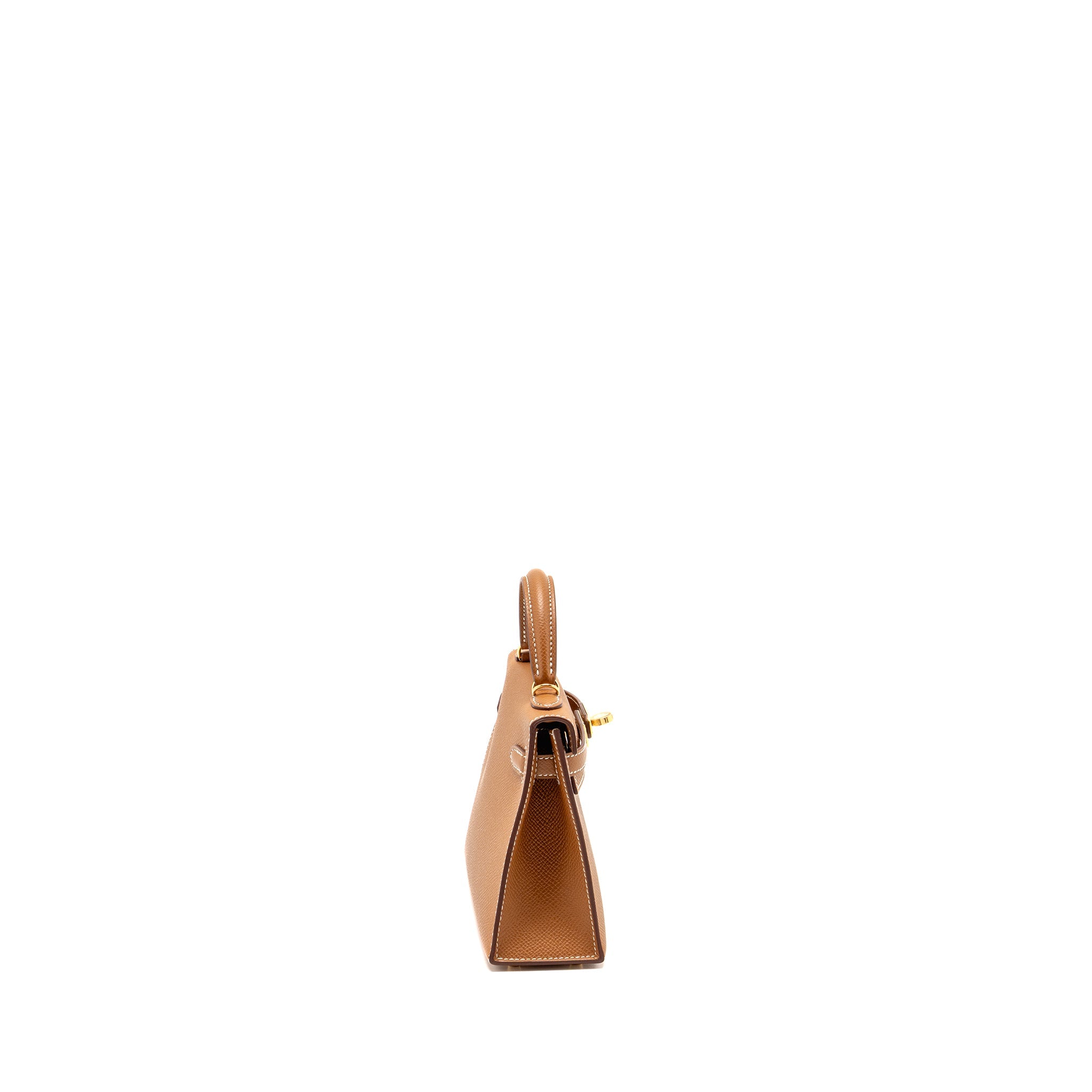 HERMES MINI KELLY II EPSOM GOLD GHW