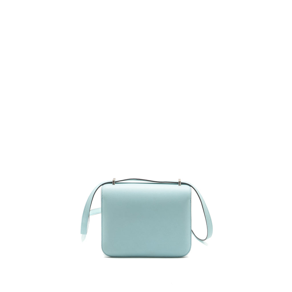 HERMES MINI CONSTANCE SWIFT BLUE ZEPHYR/CACTUS SHW