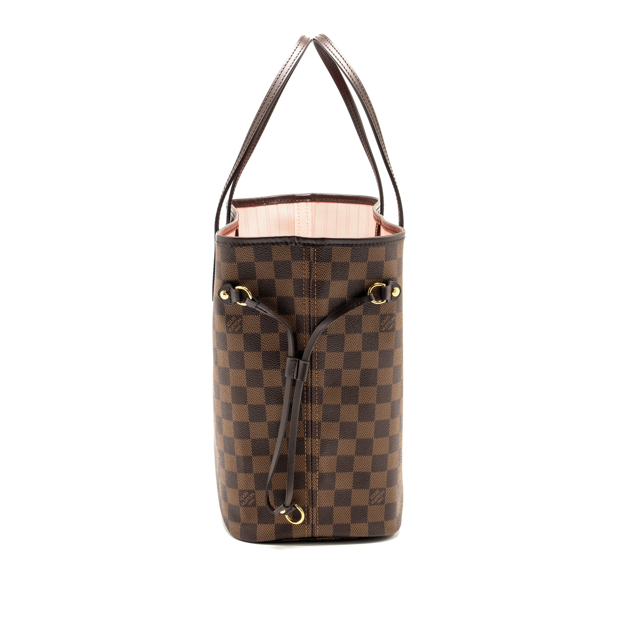 LOUIS VUITTON NEVERFULL MM DAMIER EBENE CANVAS GHW
