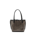 GOYARD MINI ANJOU TOTE GOYARDINE CANVAS / CALFSKIN BLACK SHW