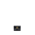 CHANEL 19 COMPACT WALLET LAMBSKIN BLACK GHW (MICROCHIP)