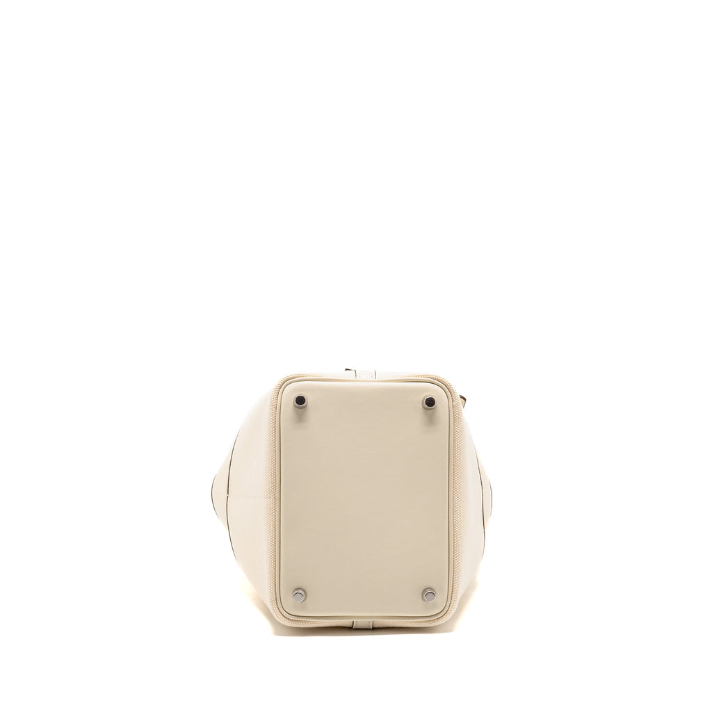 HERMES CARGO PICOTIN 18 LOCK BAG CANVAS/SWIFT ECRU/NATA SHW