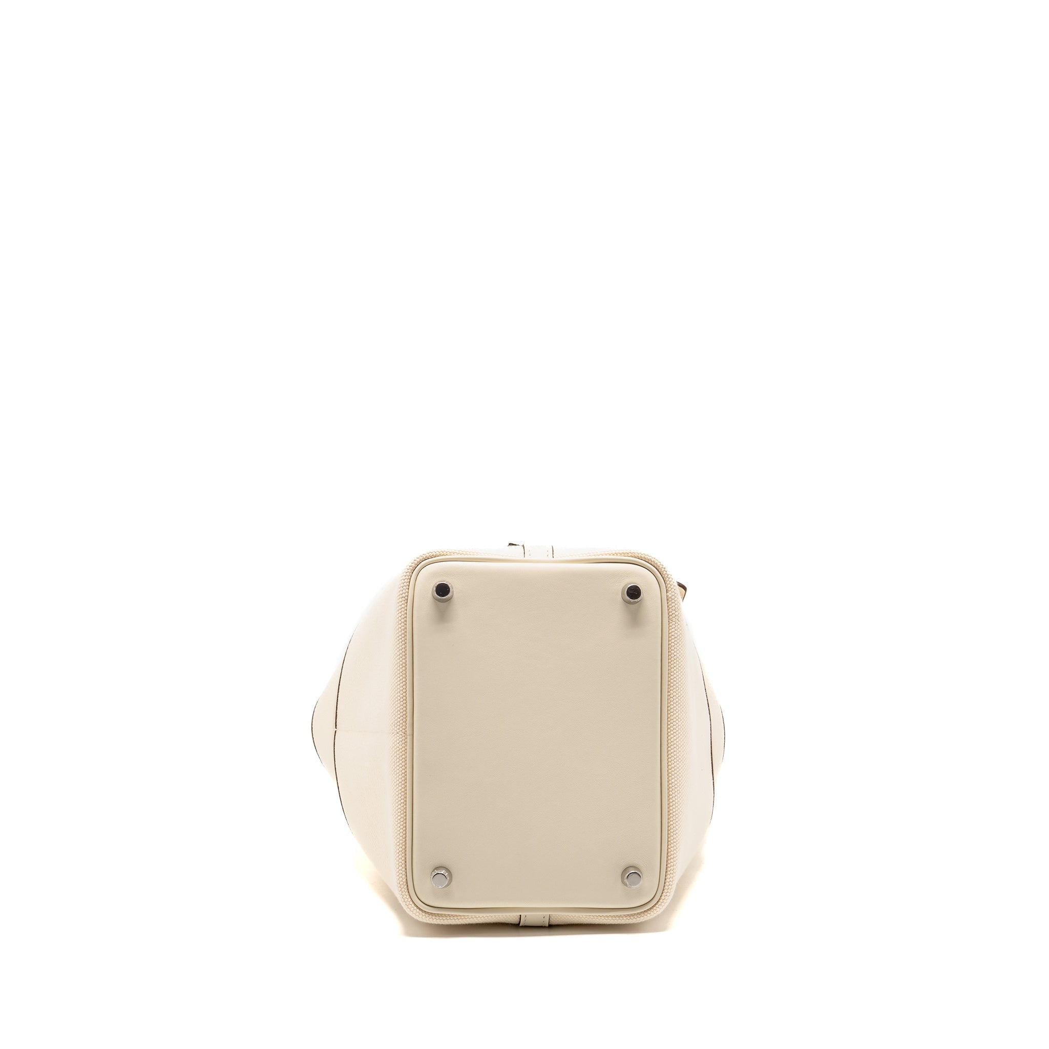 HERMES CARGO PICOTIN 18 LOCK BAG CANVAS/SWIFT ECRU/NATA SHW