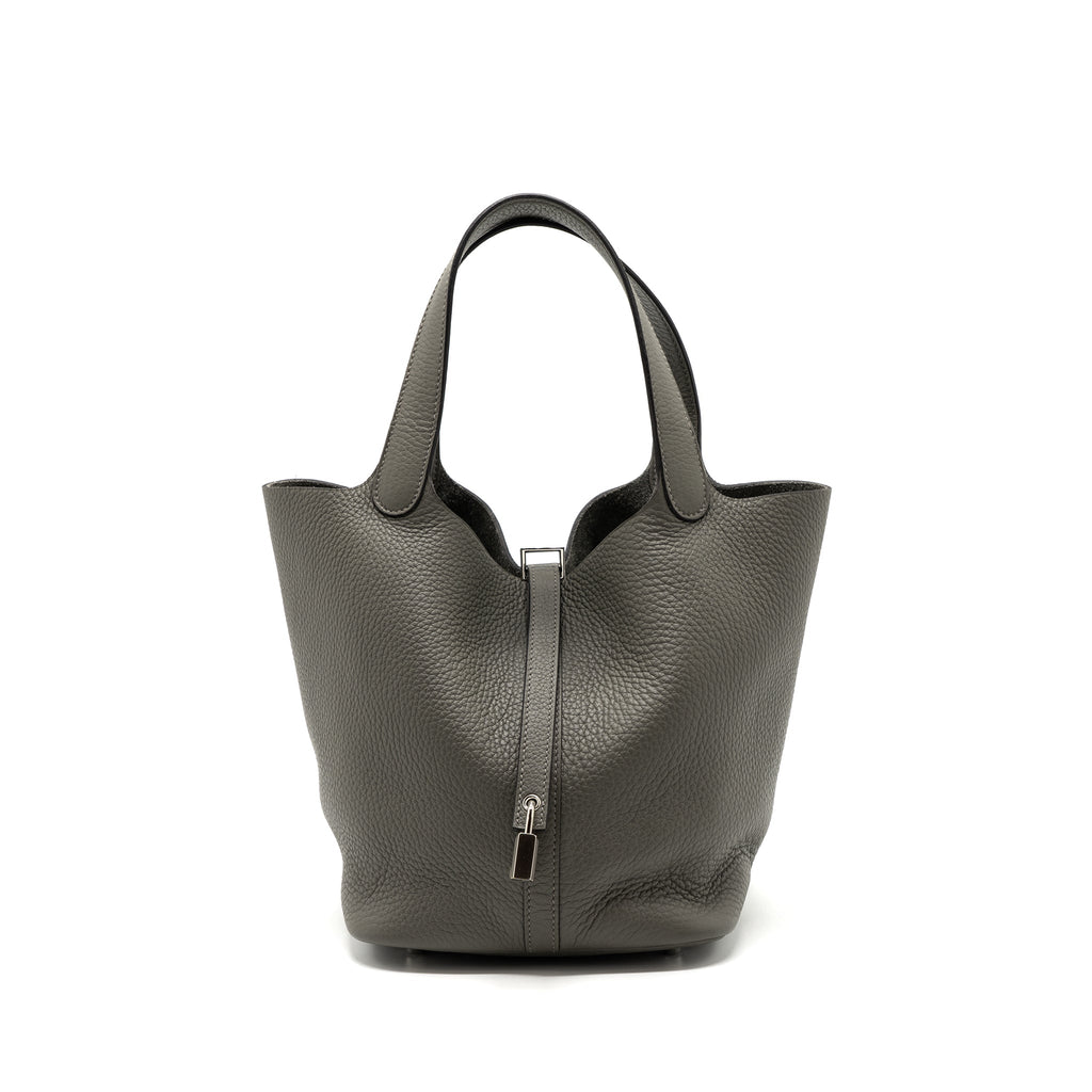 HERMES PICOTIN 22 CLEMENCE GRIS MEYER SHW