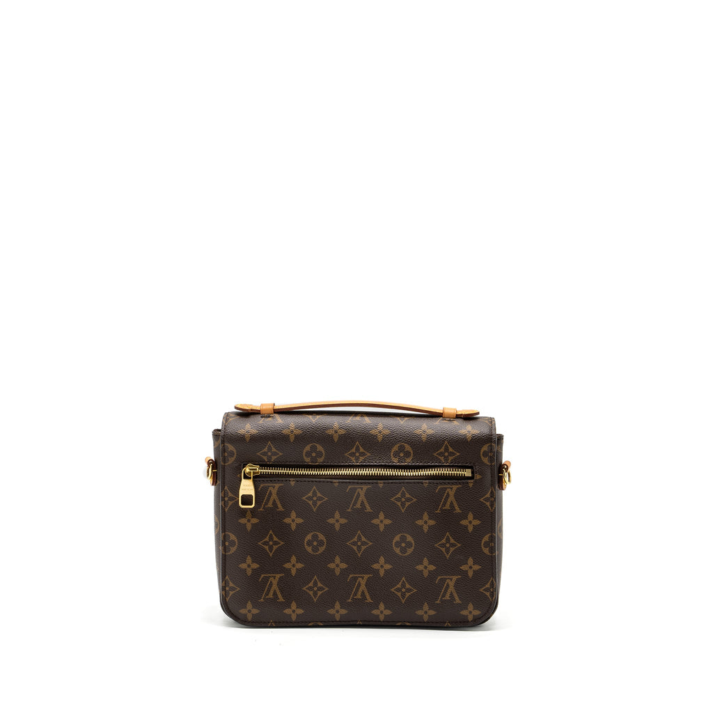 LOUIS VUITTON POCHETTE MÉTIS MONOGRAM CANVAS WITH GHW