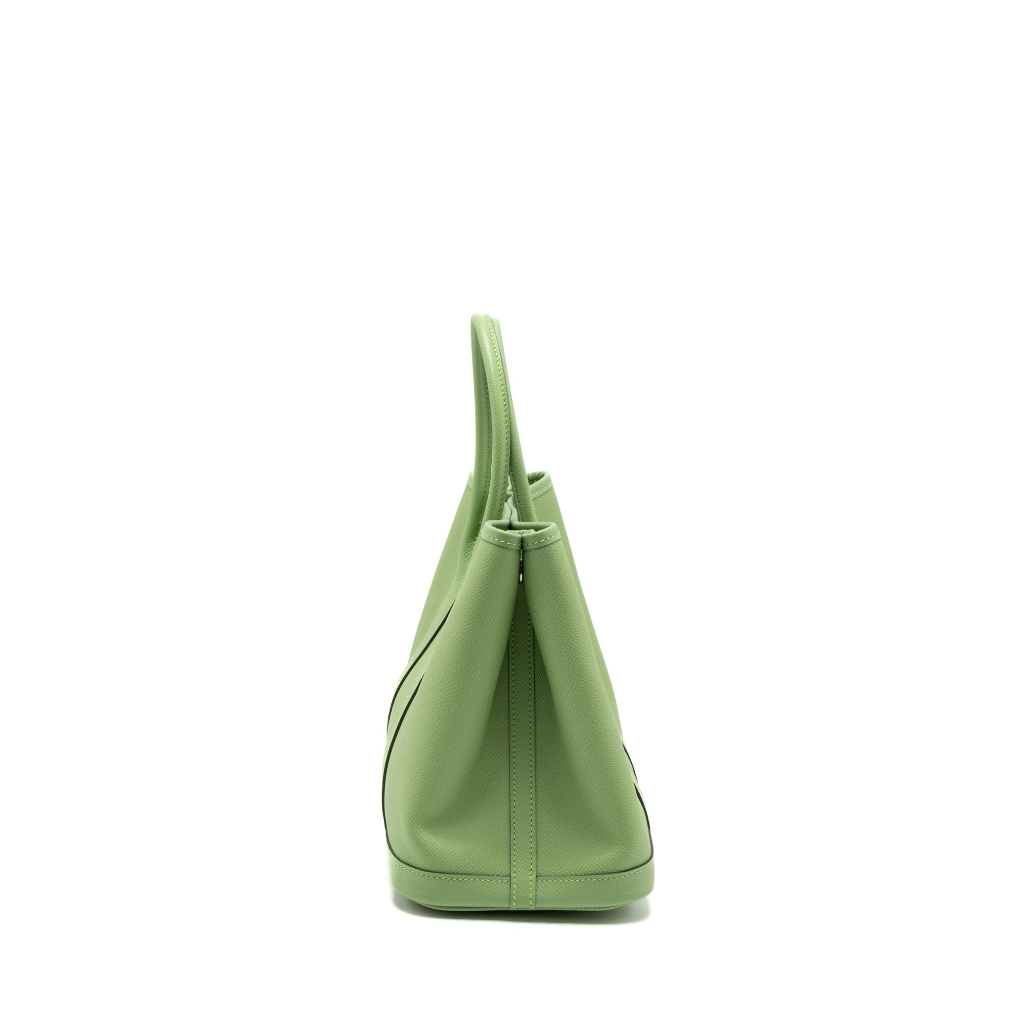 HERMES GARDEN PARTY 30 EPSOM VERT CRIQUET SHW