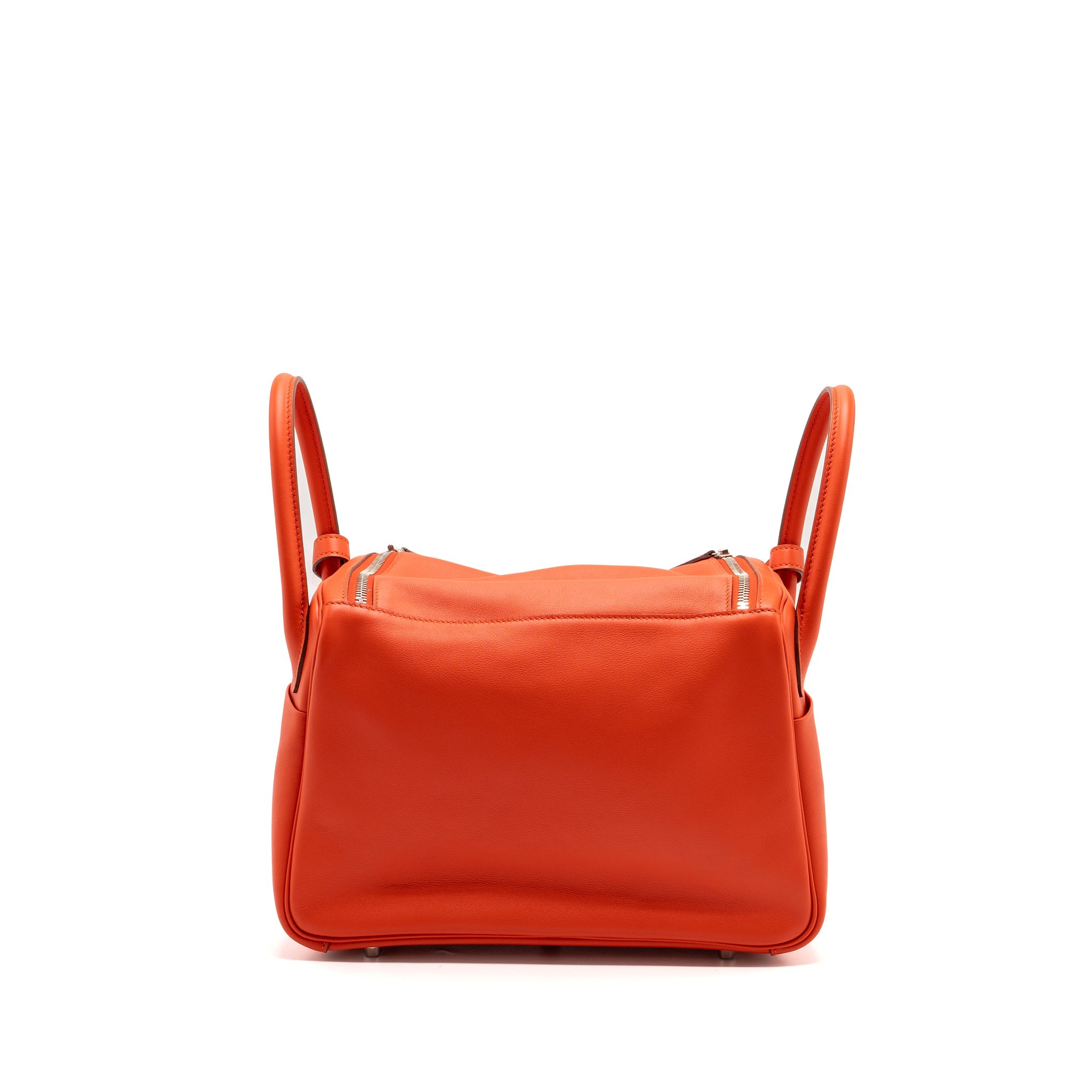 HERMES LINDY 30 SWIFT LEATHER RED SHW