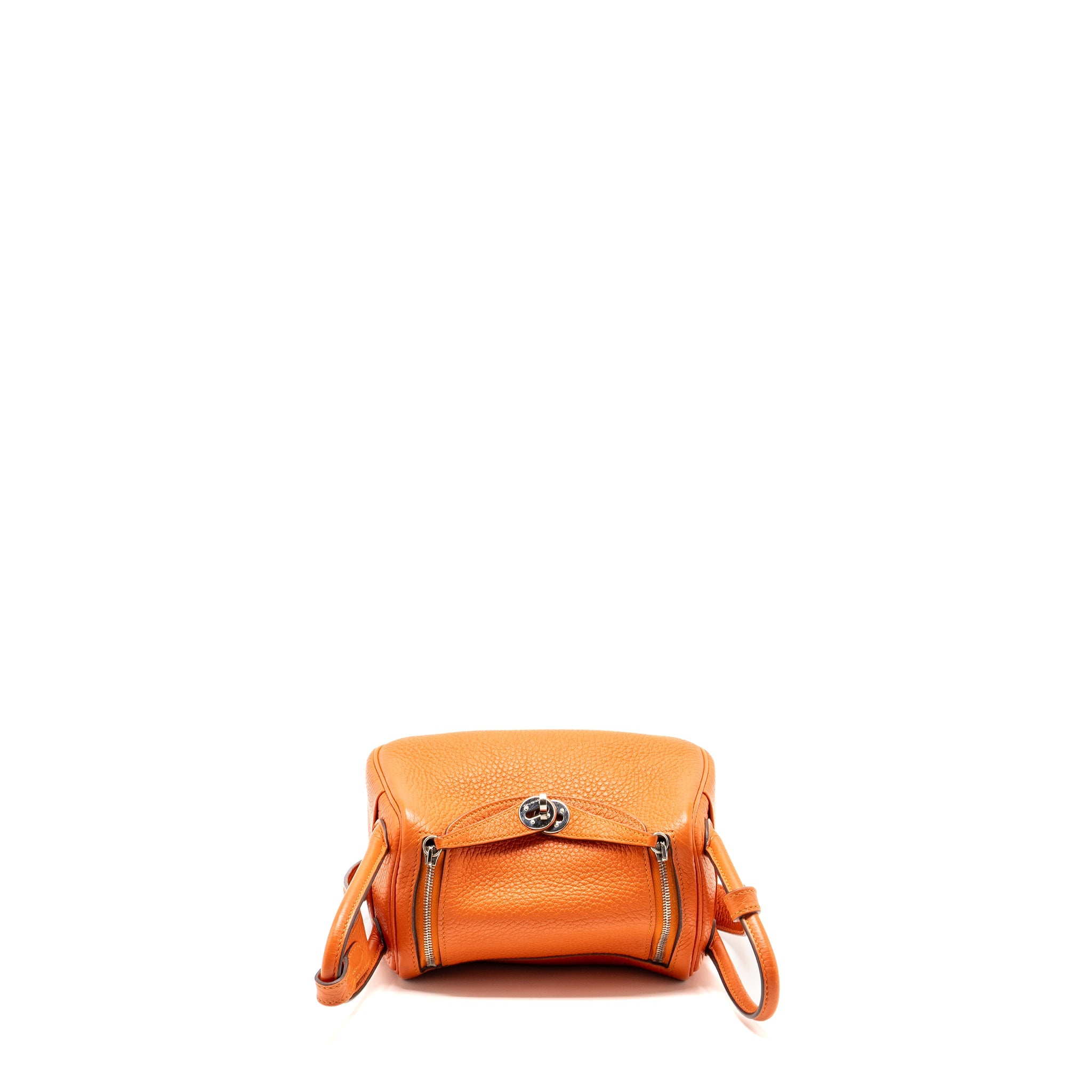 HERMES MINI LINDY CLEMENCE FEU SHW