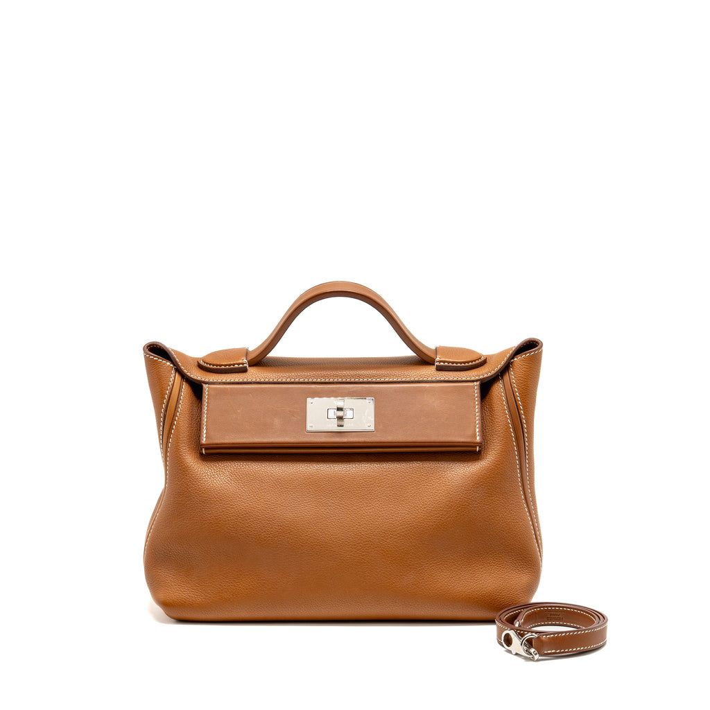 HERMES 24/24 2424 - 29 BAG BARENIA FAUBOURG FAUVE SHW