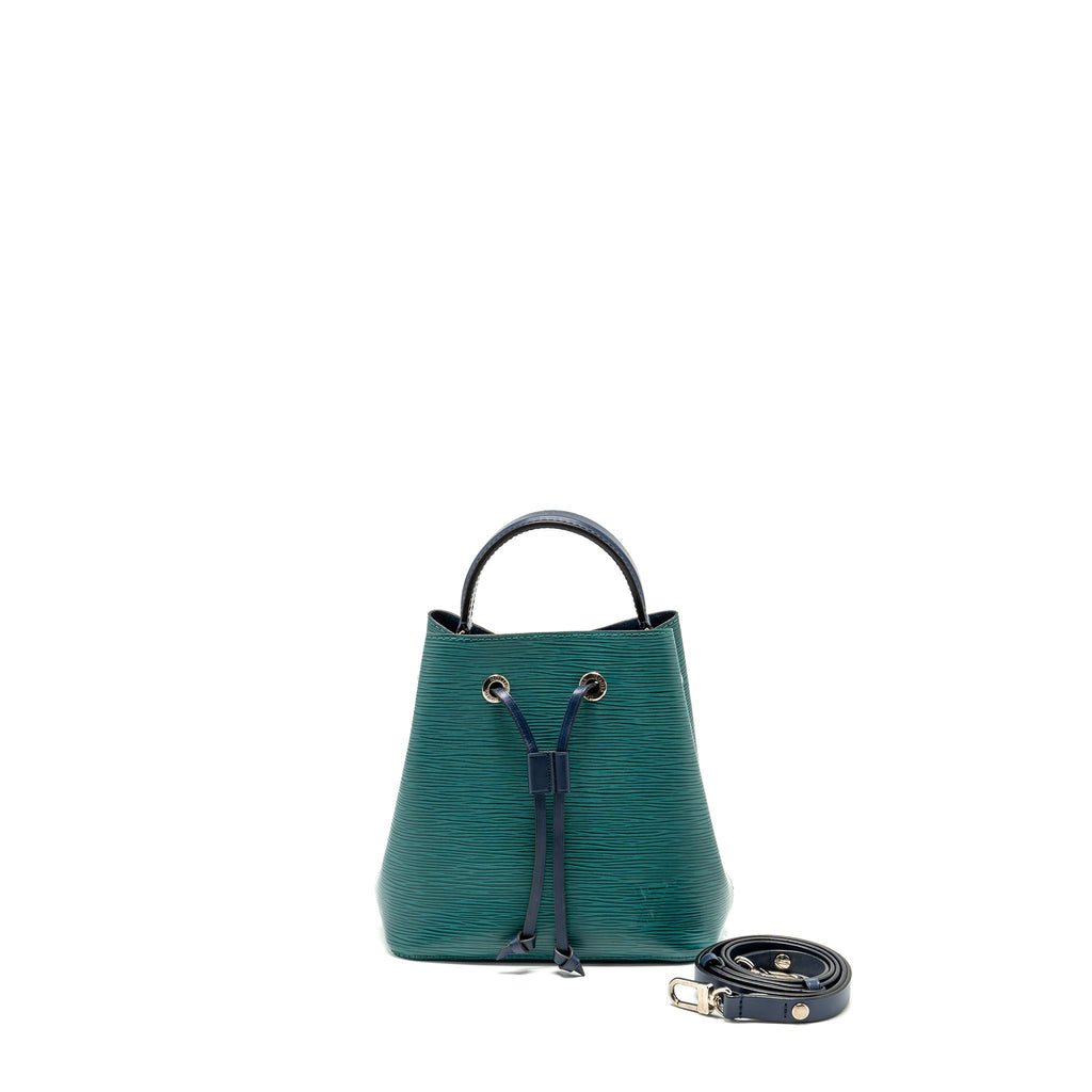 LOUIS VUITTON NEONOE BB EPI MULTICOLOR GREEN / BLUE SHW