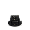 CHANEL TRIPLE POCKET BACKPACK CAVIAR BLACK LGHW (MICROCHIP)