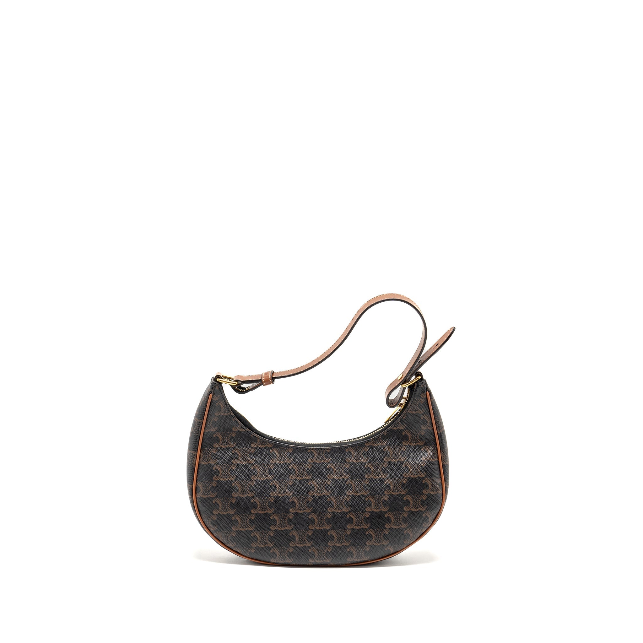CELINE AVA BAG TRIOMPHE CANVAS TAN GHW