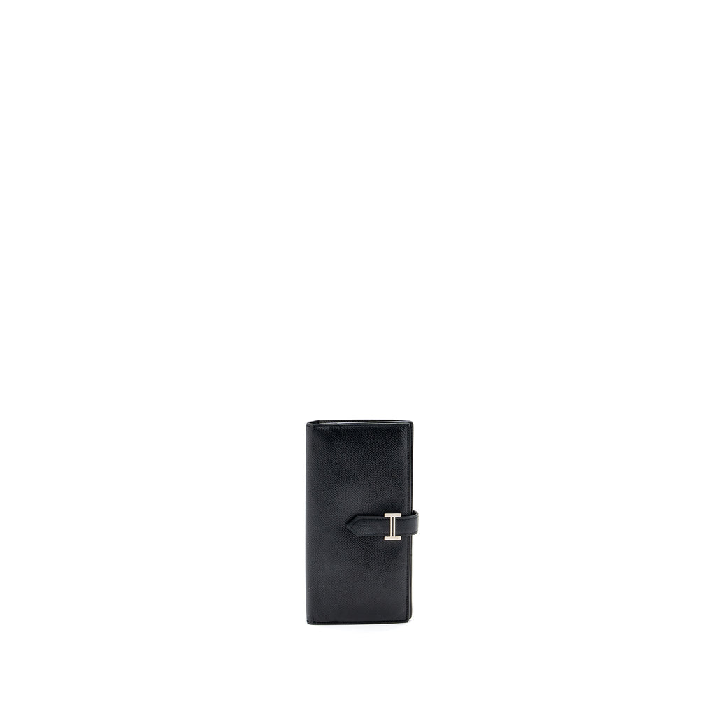 HERMES BEARN WALLET EPSOM BLACK SHW