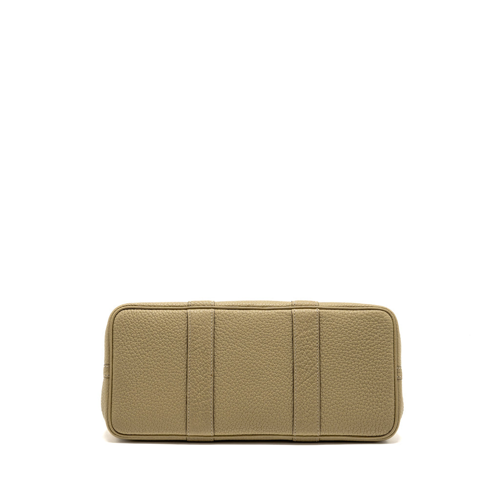 HERMES GARDEN PARTY 30 CANVAS/NEGONDA LEATHER TRENCH SHW
