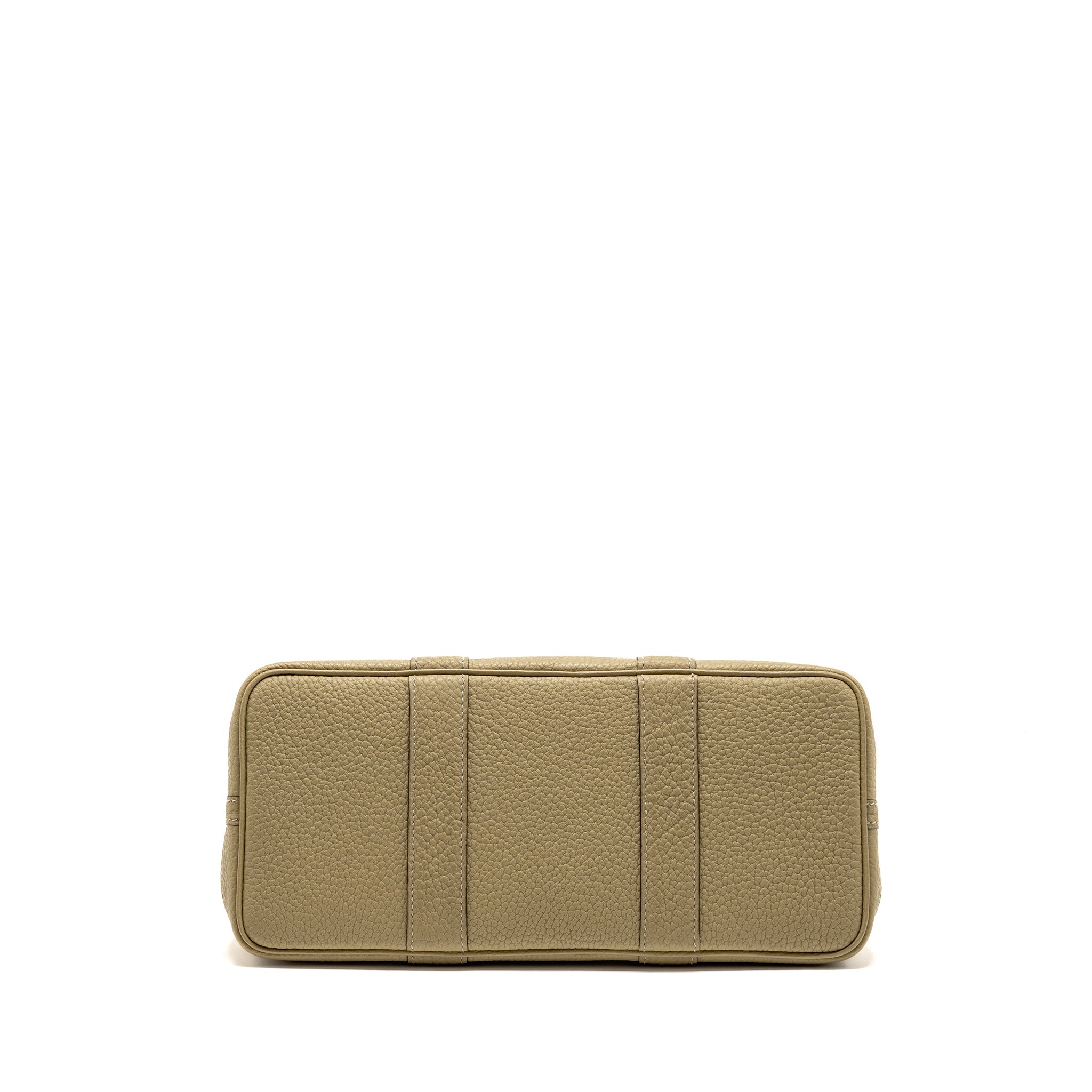 HERMES GARDEN PARTY 30 CANVAS/NEGONDA LEATHER TRENCH SHW