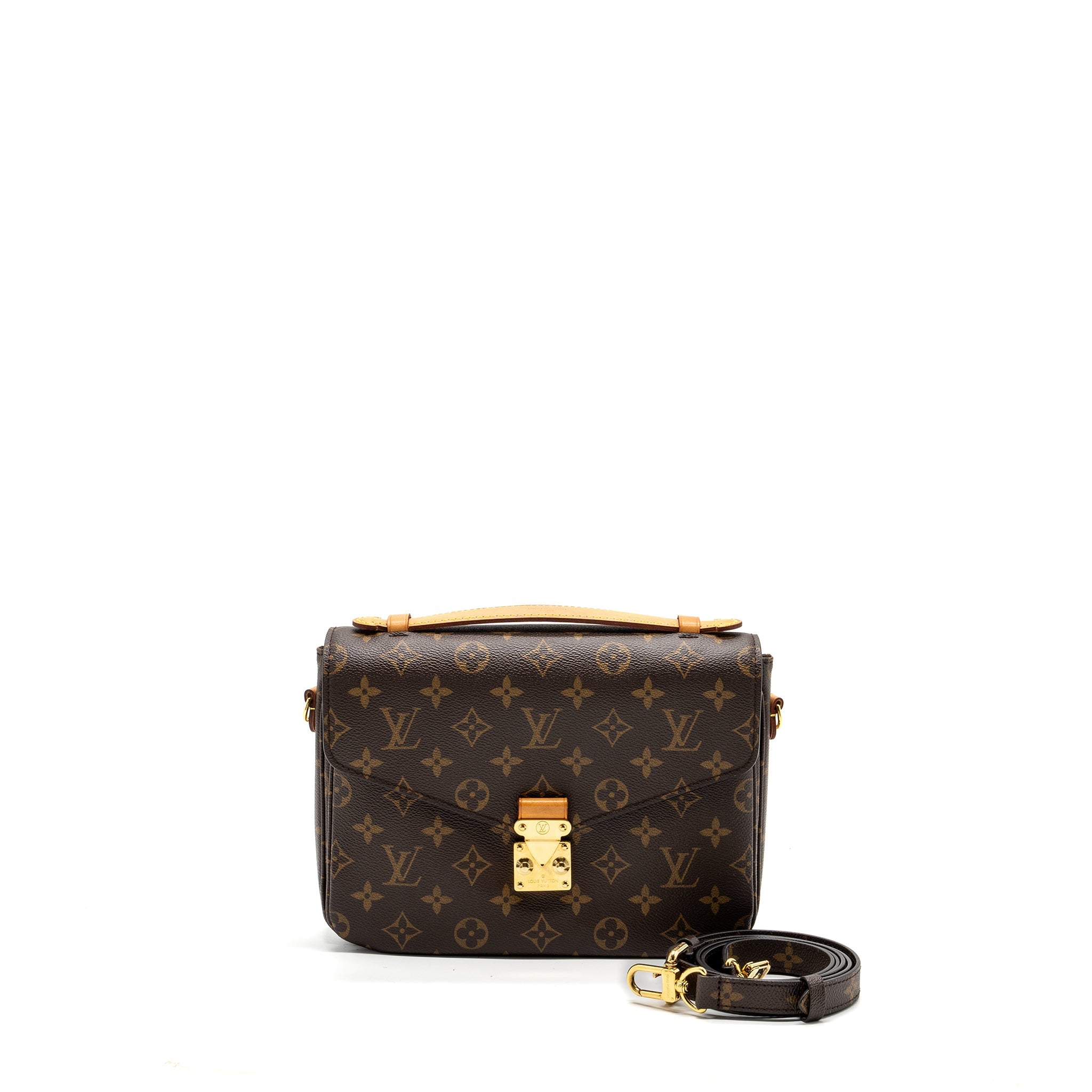 LOUIS VUITTON POCHETTE MÉTIS MONOGRAM CANVAS WITH GHW