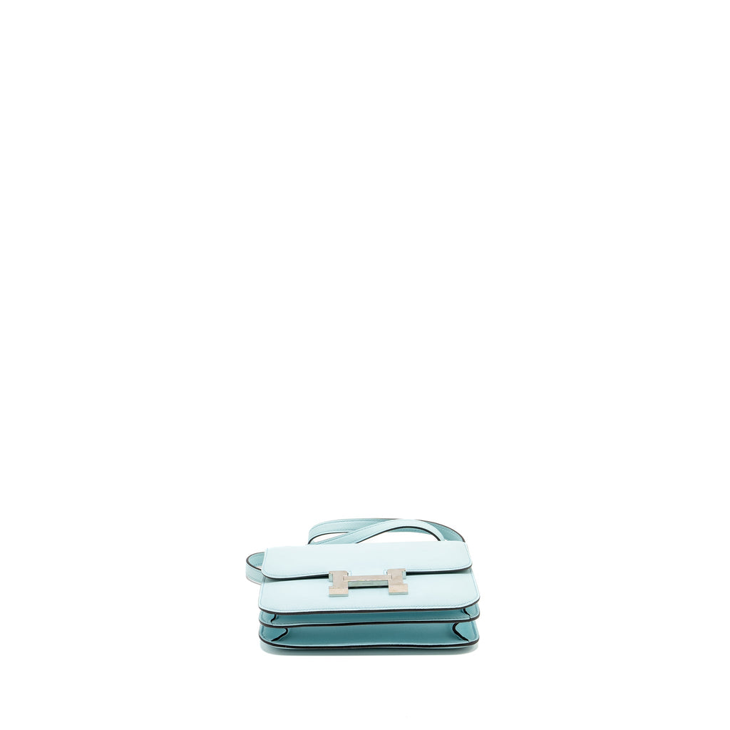 HERMES MINI CONSTANCE SWIFT BLUE ZEPHYR/CACTUS SHW