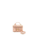 LOUIS VUITTON VANITY POUCH CALFSKIN ROSE JASMIN PINK LGHW
