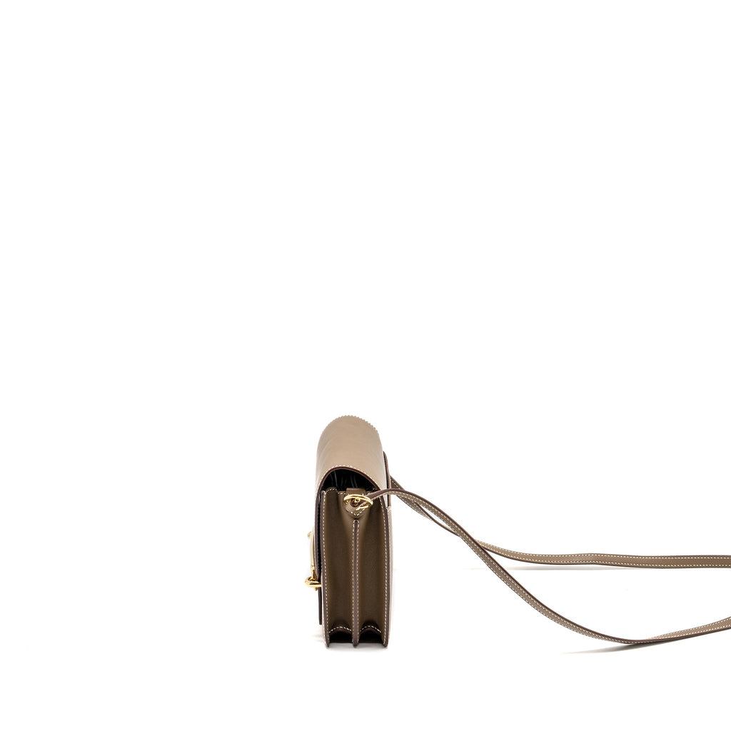 HERMES MINI ROULIS SWIFT ETOUPE LGHW