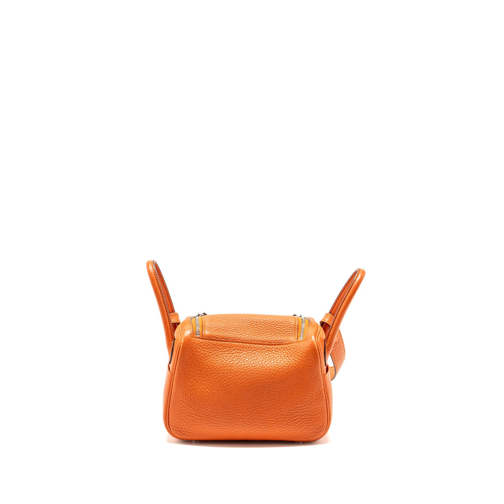 HERMES MINI LINDY CLEMENCE FEU SHW