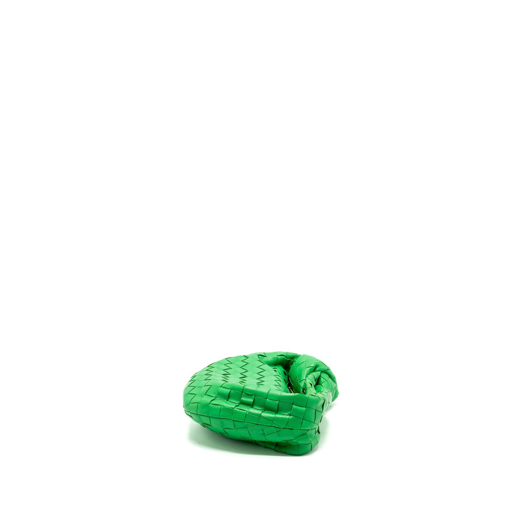BOTTEGA VENETA MINI JODIE BAG LAMBSKIN GREEN GHW