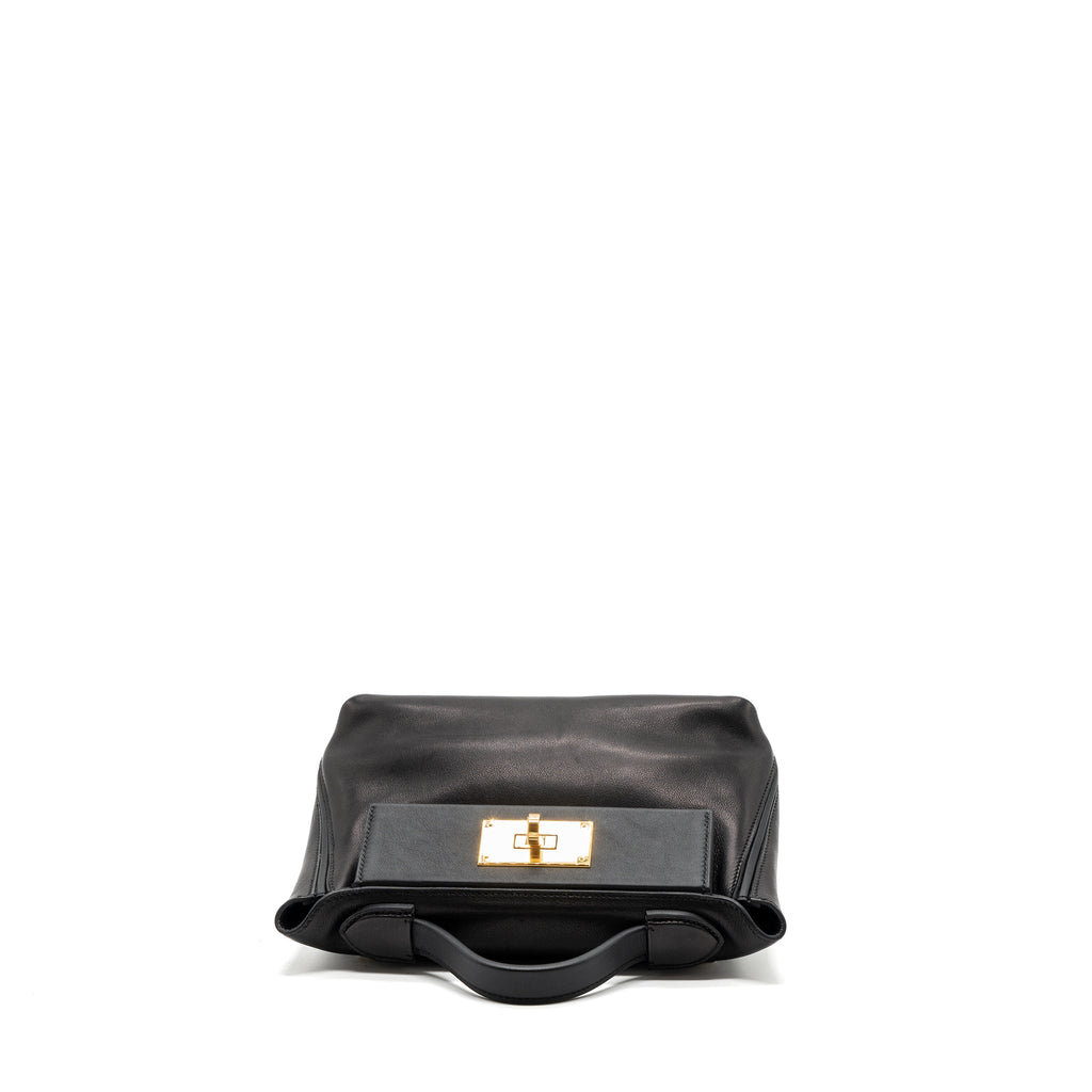 HERMES MINI 24/24 2424-21 BAG SWIFT/VOLUPTO BLACK GHW