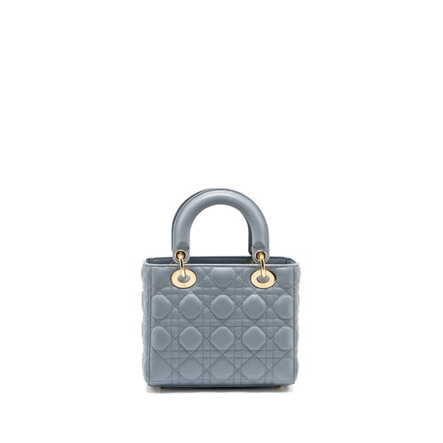 DIOR MY ABC SMALL LADY DIOR LAMBSKIN BLUE LGHW