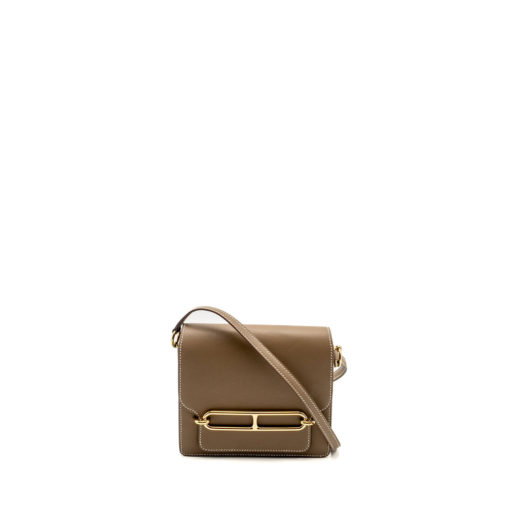 HERMES MINI ROULIS SWIFT ETOUPE LGHW