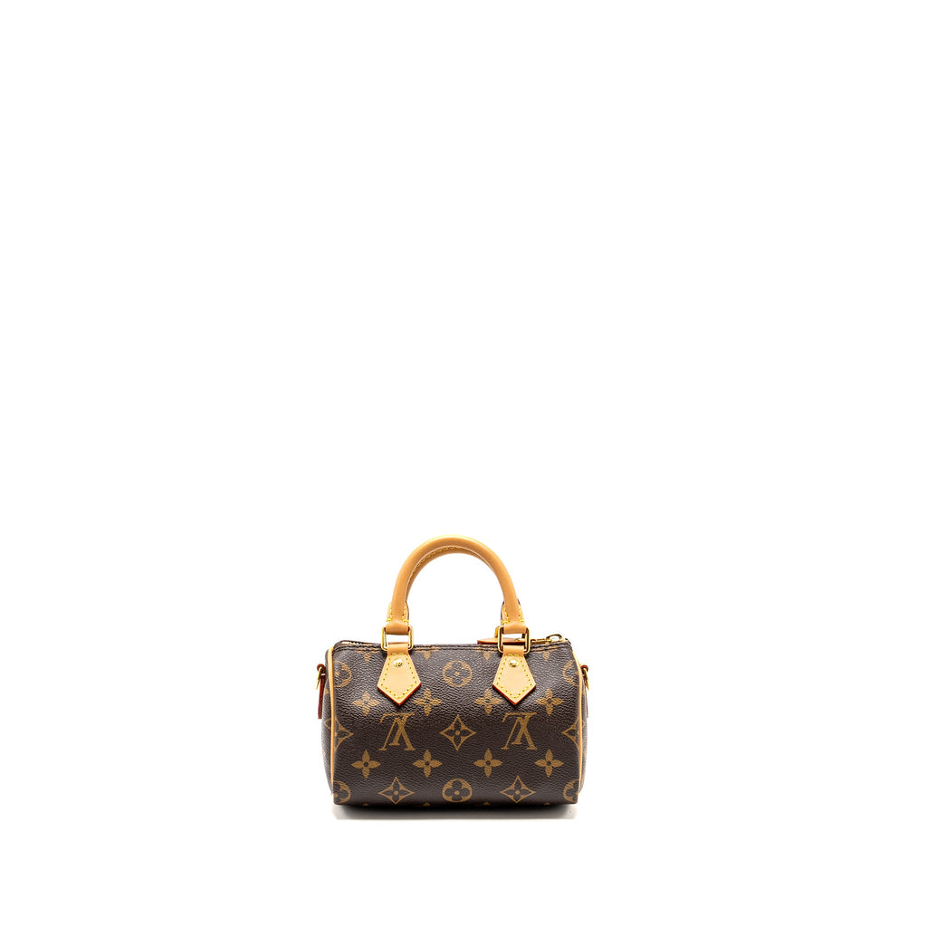 LOUIS VUITTON NANO SPEEDY VIVIENNE LIMITED EDITION MONOGRAM CANVAS GHW