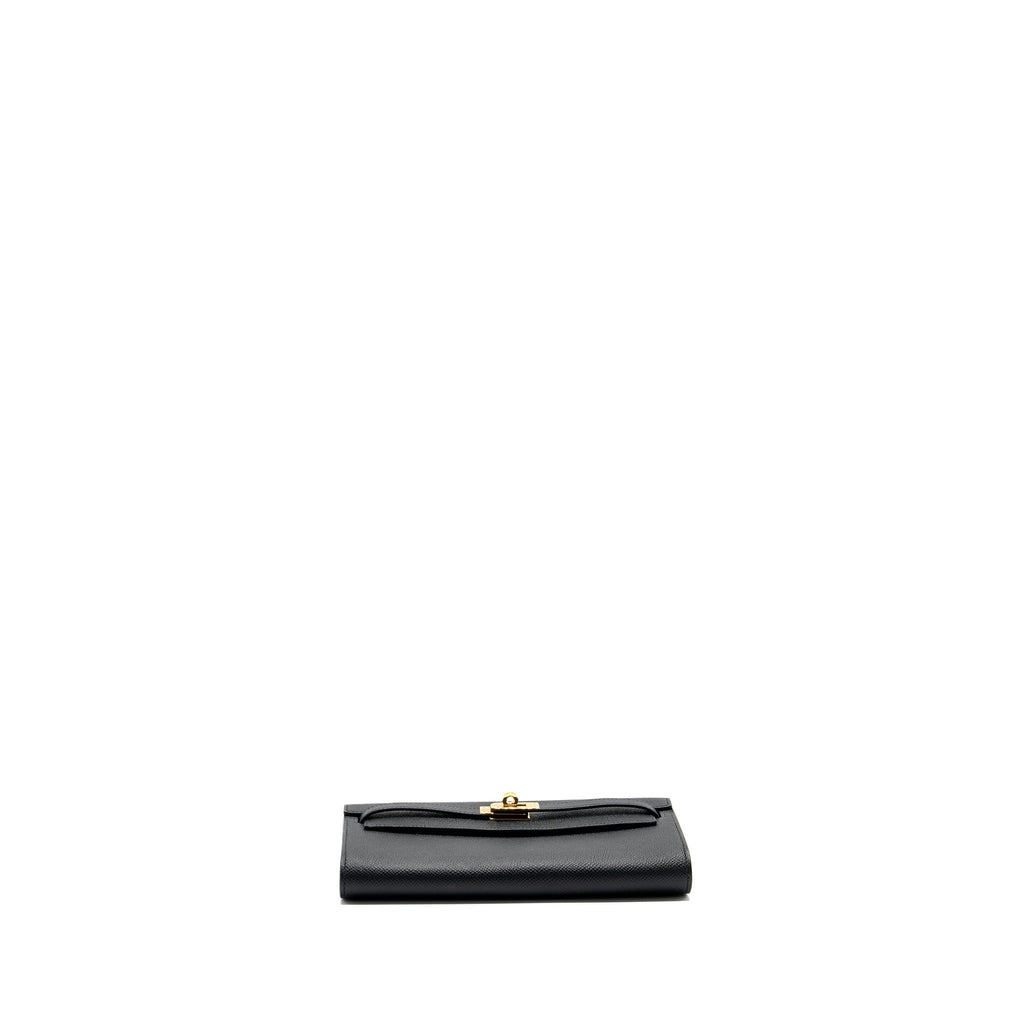 HERMES KELLY TO GO EPSOM BLACK GHW