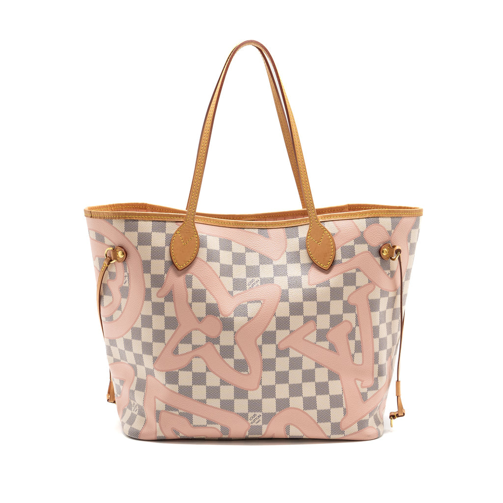 LOUIS VUITTON NEVERFULL MM DAMIER AZUR TAHITI GHW