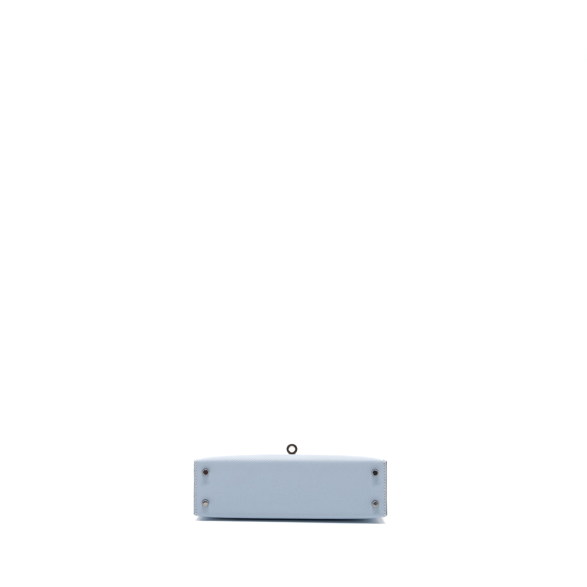HERMES MINI KELLY II EPSOM BLUE BRUME SHW
