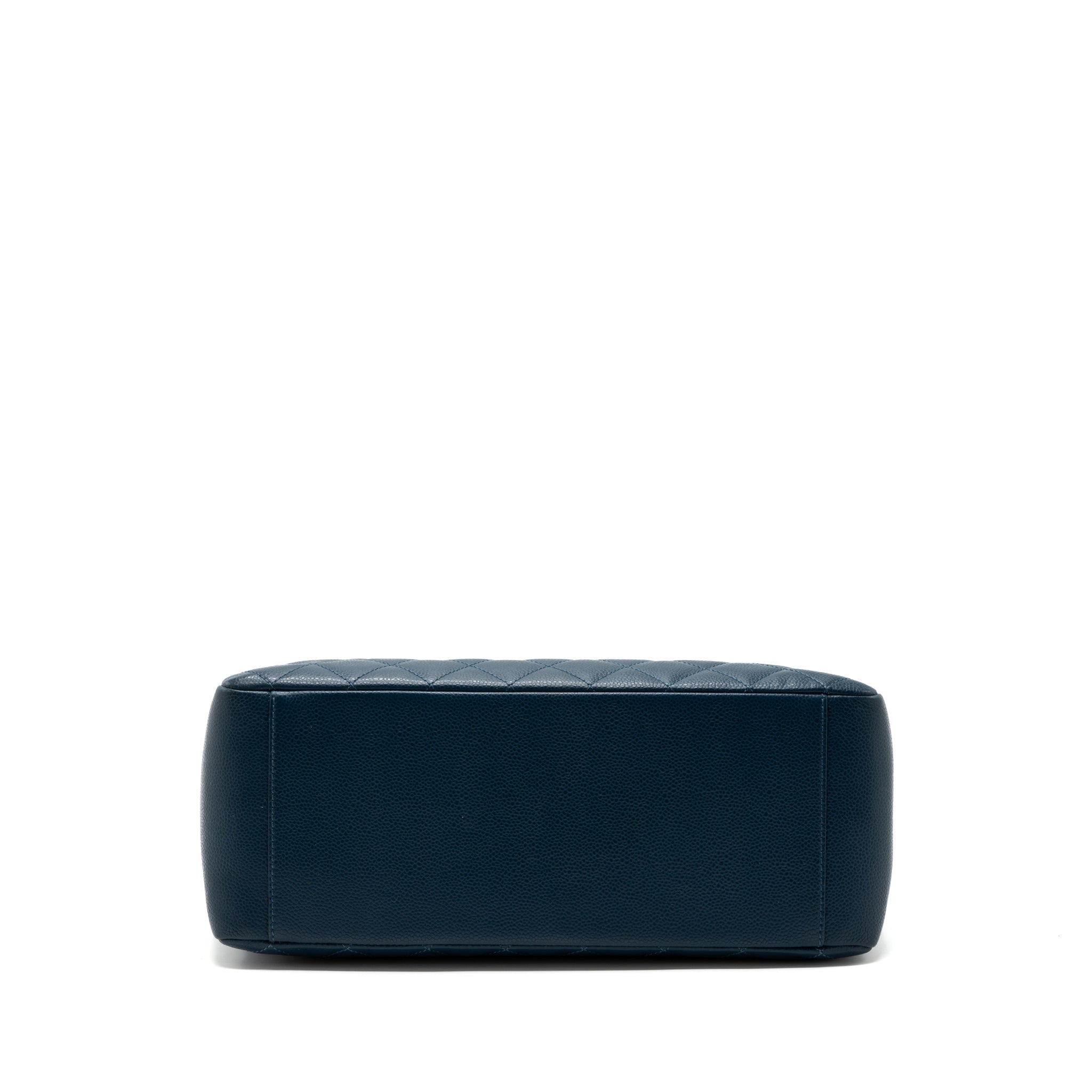 CHANEL GRAND SHOPPING TOTE/ GST CAVIAR DARK BLUE SHW