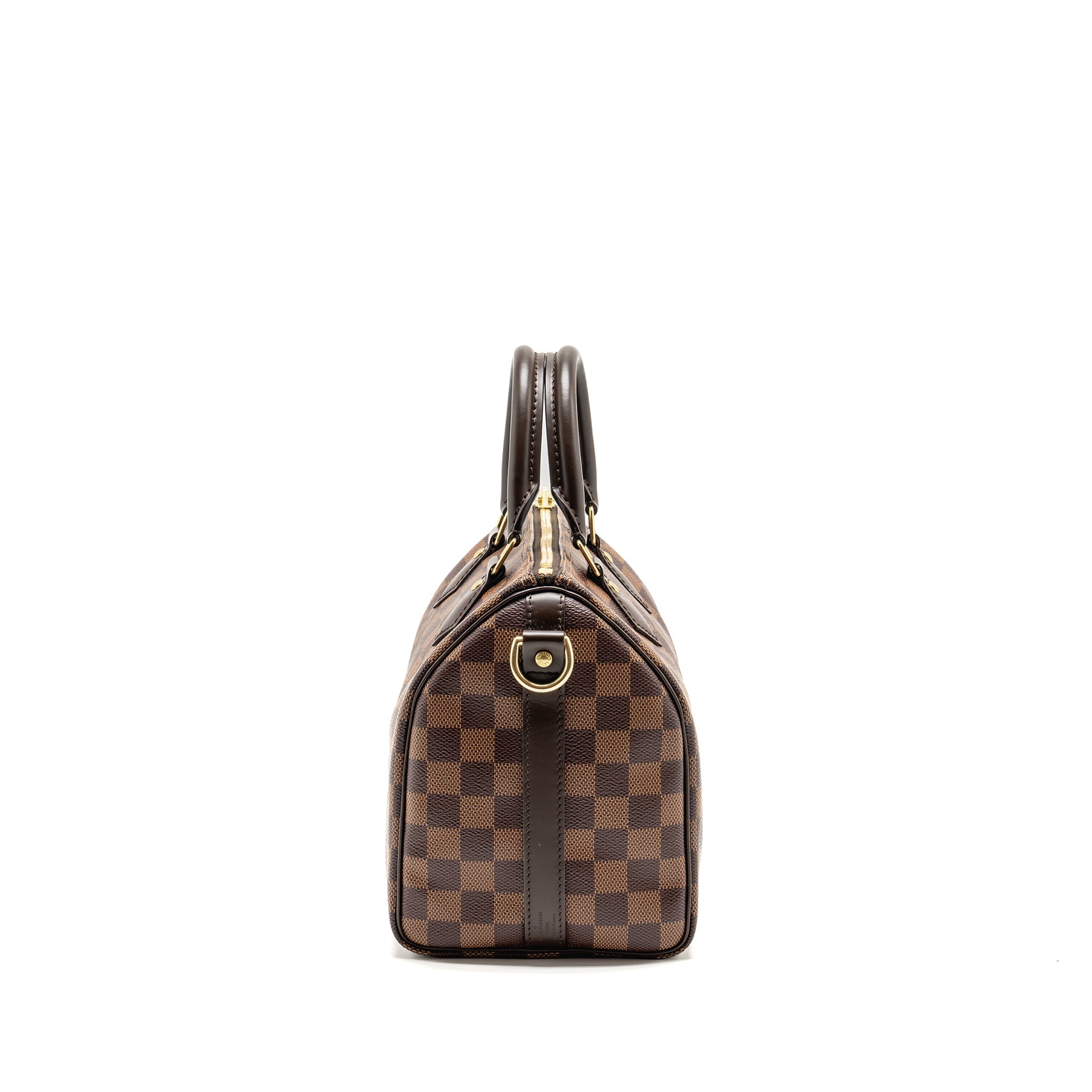 LOUIS VUITTON SPEEDY BANDOULIERE 25 DAMIER EBENE GHW
