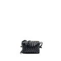 BOTTEGA VENETA MINI LOOP CAMERA BAG LAMBSKIN BLACK GHW