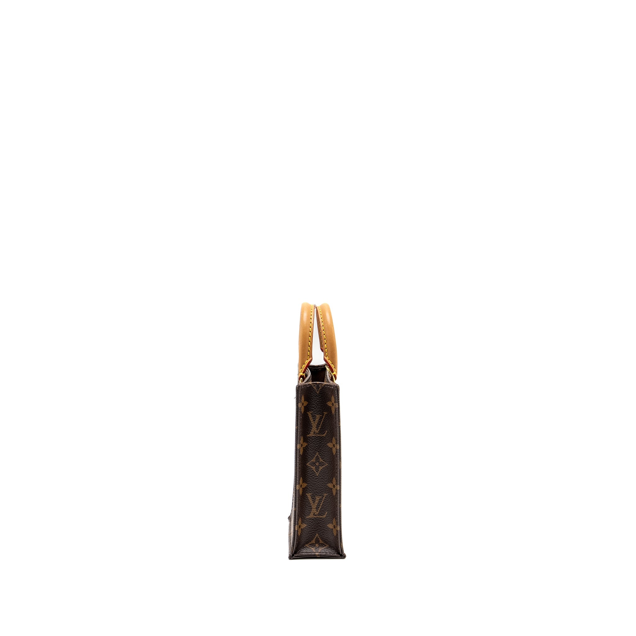 LOUIS VUITTON PETIT SAC PLAT MONOGRAM CANVAS GHW