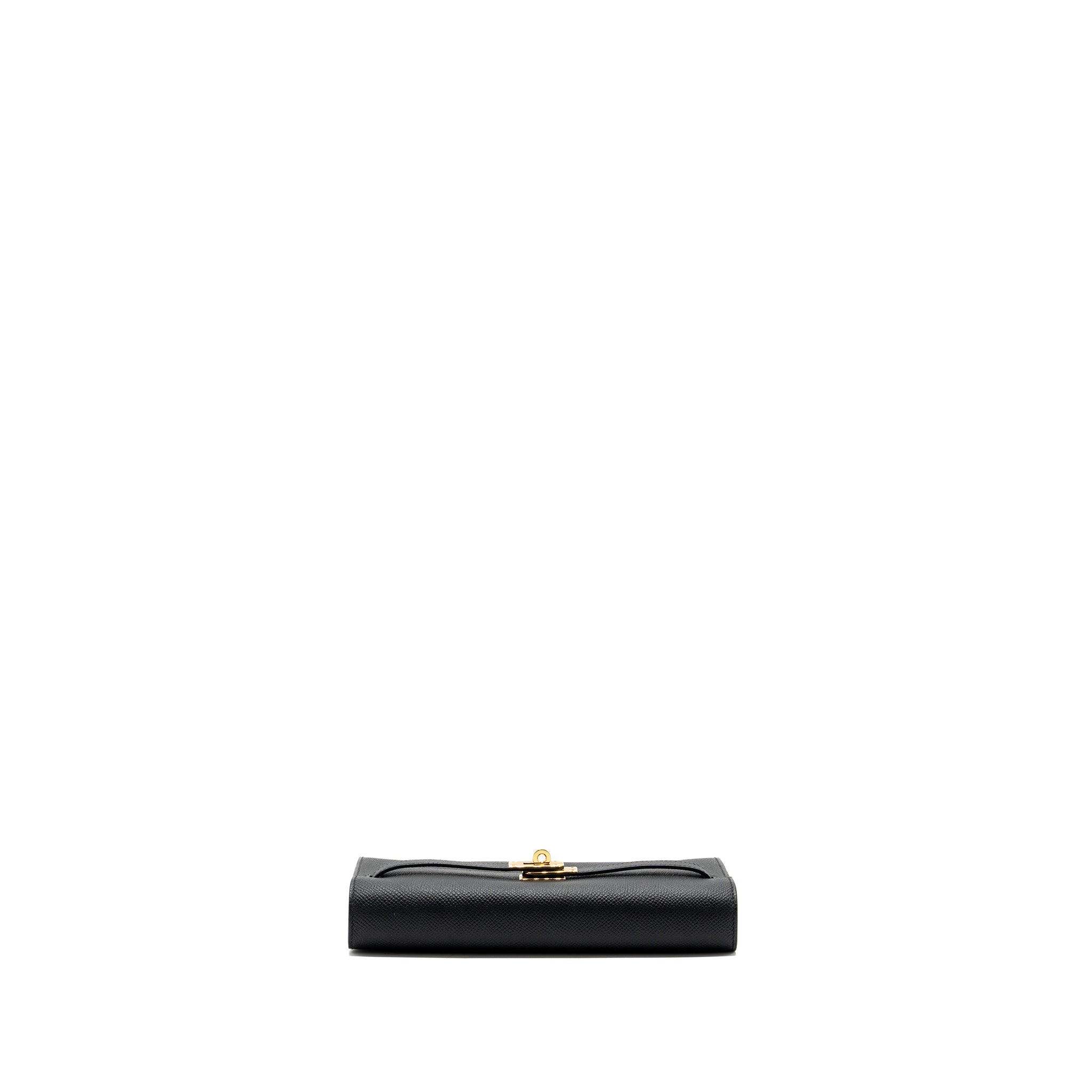HERMES KELLY TO GO EPSOM BLACK GHW