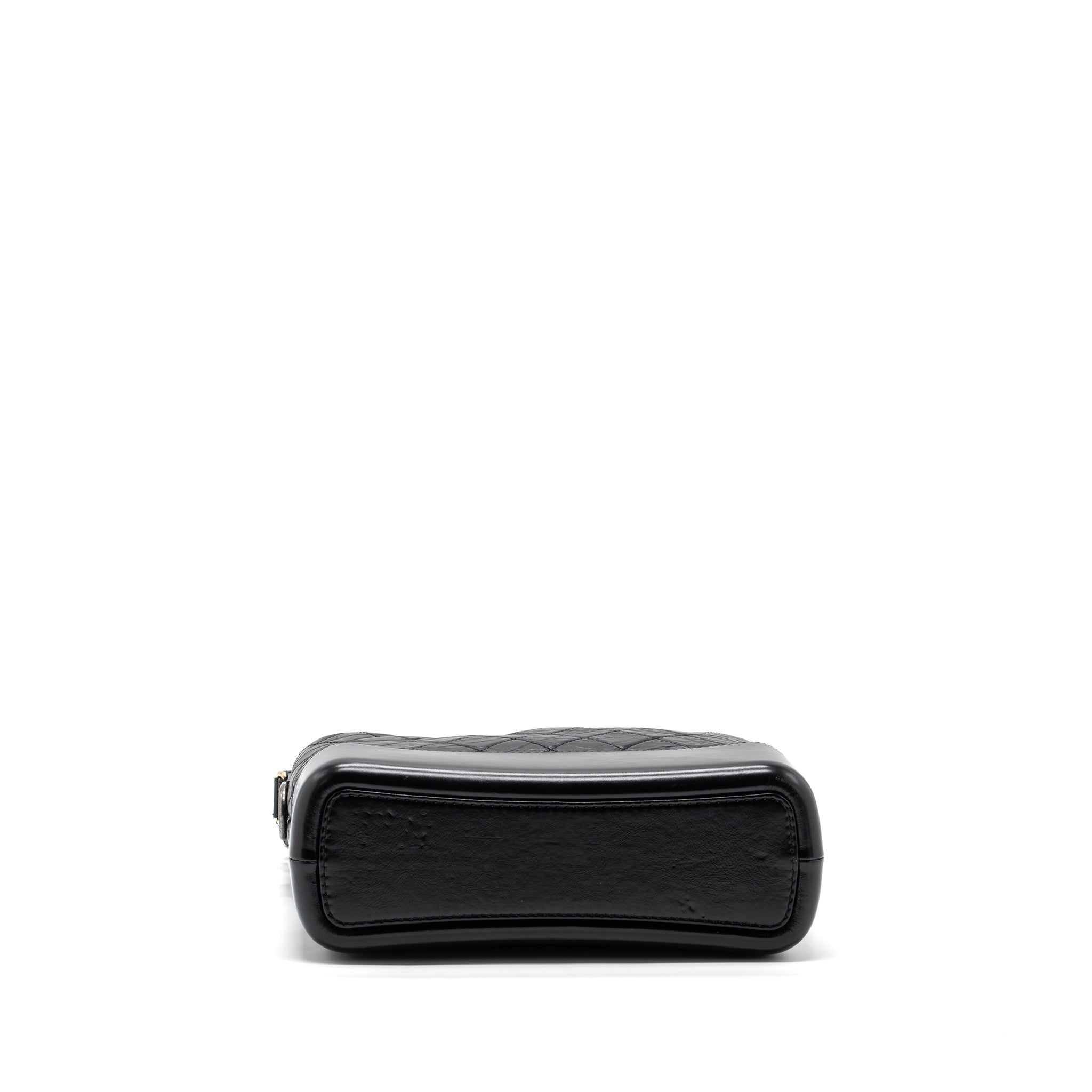 CHANEL GABRIELLE HOBO BAG CALFSKIN BLACK MULTICOLOUR HARDWARE